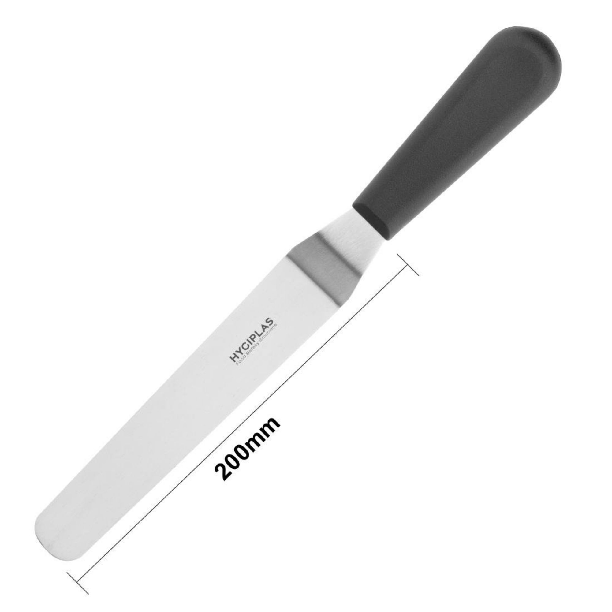 Picture of Hygiplas Angled Blade Palette Knife Black 10cm