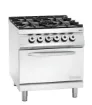 Picture of Bartscher Gas stove, 4 burners,el. oven,2/1GN