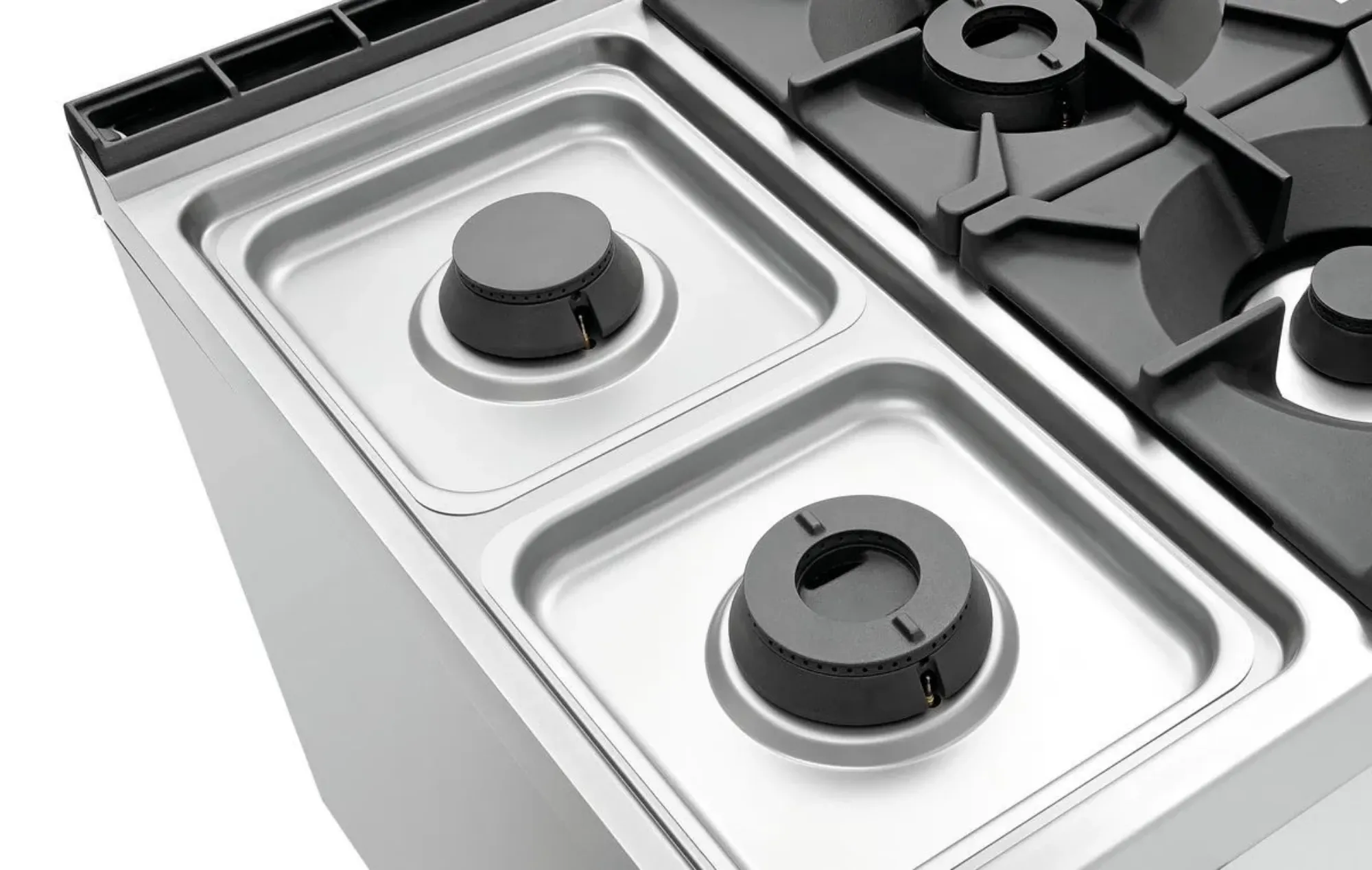 Picture of Bartscher Gas stove, 4 burners,el. oven,2/1GN