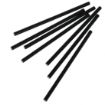 Picture of Fiesta Compostable Paper Cocktail Stirrer Straws Black (Pack of 250)