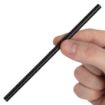 Picture of Fiesta Compostable Paper Cocktail Stirrer Straws Black (Pack of 250)