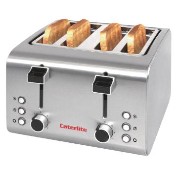 Picture of Caterlite 4 Slot Stainless Steel Toaster