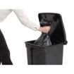 Picture of Jantex Kitchen Pedal Bin Black 45Ltr