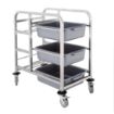 Picture of Vogue Stainless Steel Bussing Trolley