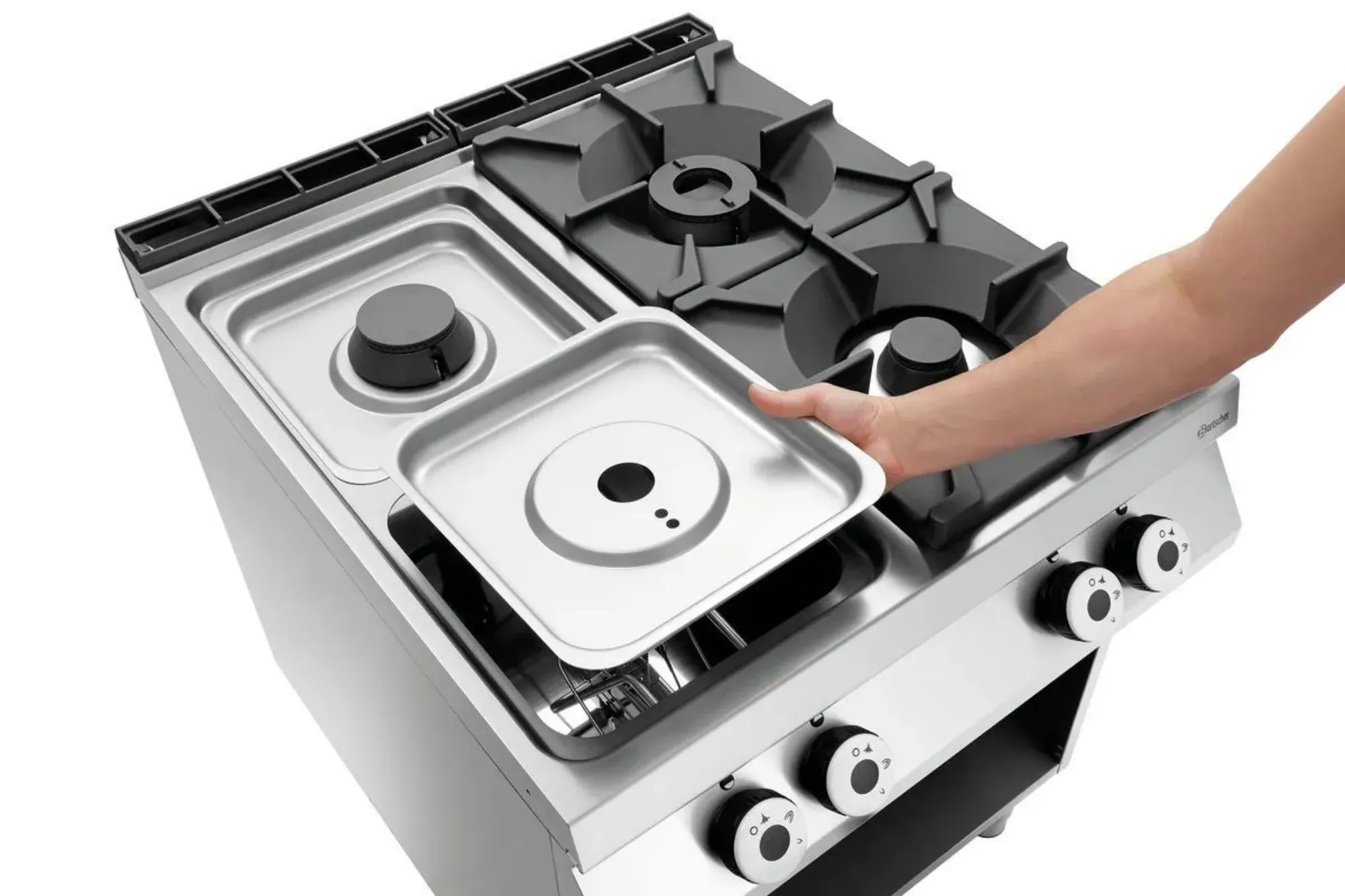 Picture of Bartscher Gas stove 900, W900, 4BR, gsO