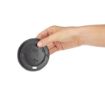 Picture of Fiesta Recyclable Coffee Cup Lids Black 340ml / 12oz and 455ml / 16oz (50 Pack) - CW717