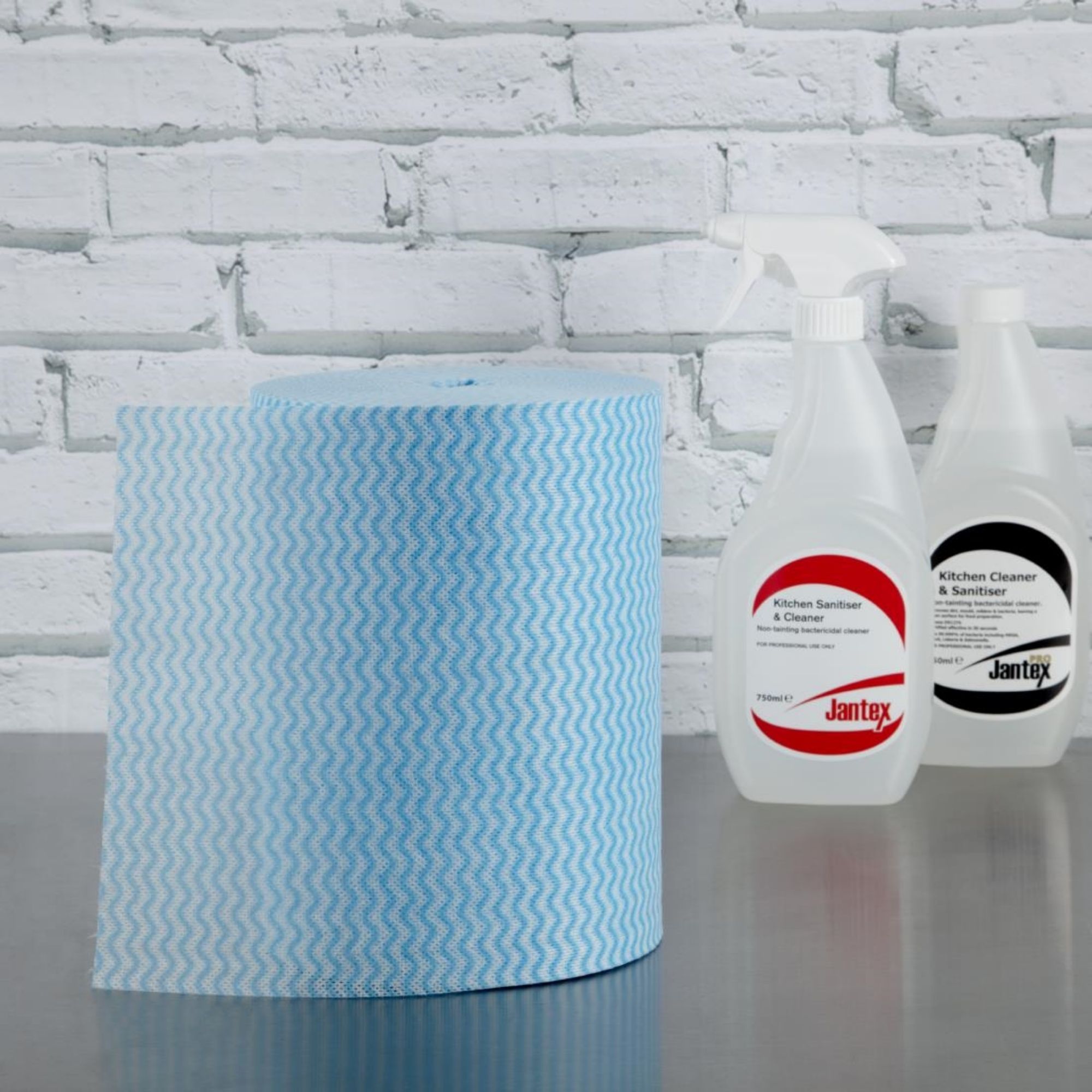 Picture of Robert Scott All-Purpose Antibacterial Cleaning Cloths Blue (200 pack)