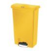 Picture of Rubbermaid Slim Jim Front Step-On Pedal Bin 50Ltr - Yellow