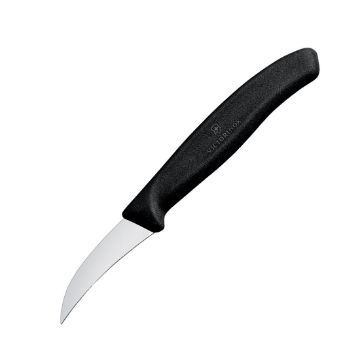 Picture of Victorinox Shaping Knife Curved Blade Black 8cm