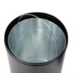 Picture of Bolero Steel Open Lid Bullet Bin Black 40Ltr