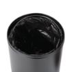 Picture of Bolero Steel Open Lid Bullet Bin Black 40Ltr