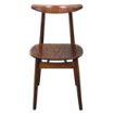 Picture of Fameg Walnut Cowhorn Side Chair (Pack of 2)