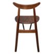 Picture of Fameg Walnut Cowhorn Side Chair (Pack of 2)