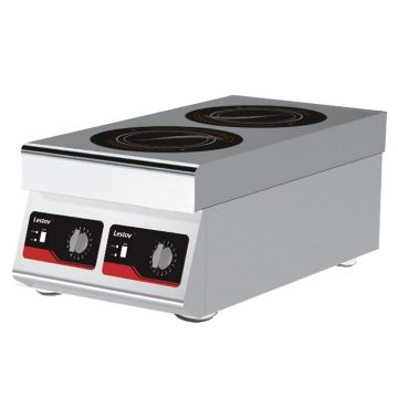 Picture of Chefsrange GXIH2-3/RT 70 Line Counter Top 2 Ring Induction Hob - 2 X 3Kw Power