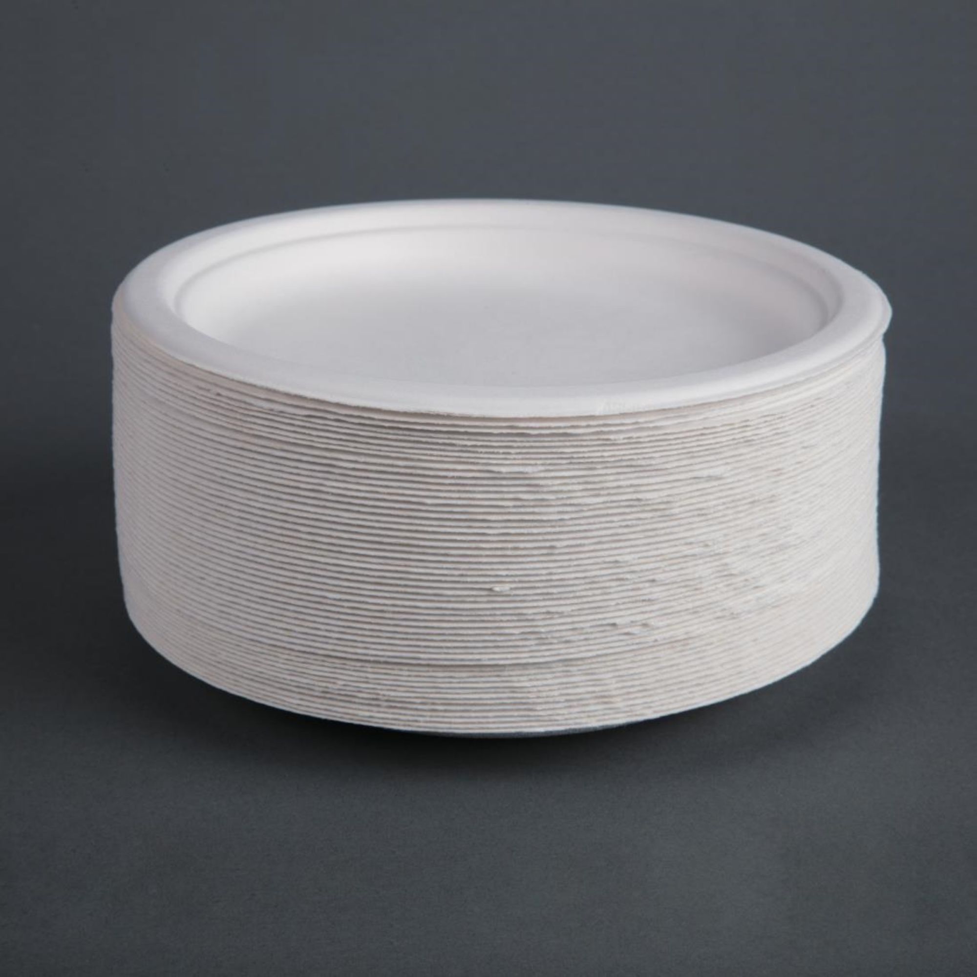 Picture of Fiesta Compostable Bagasse Plates Round 179mm (Pack of 50)