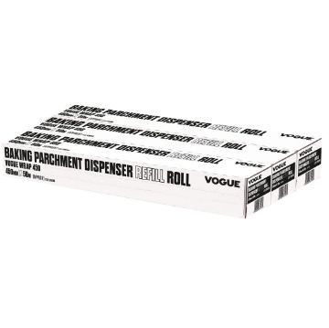 Picture of Vogue Baking Parchment 50m fits Wrap450 Dispenser (Pack of 3)