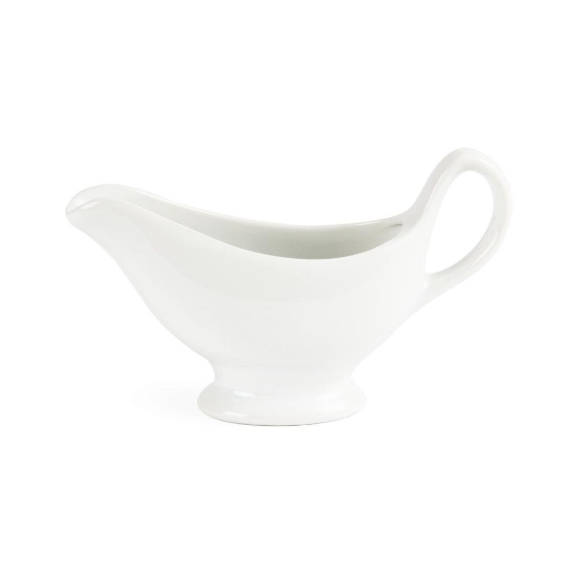 Picture of Olympia Whiteware Gravy Boats 180ml (Pack of 6)