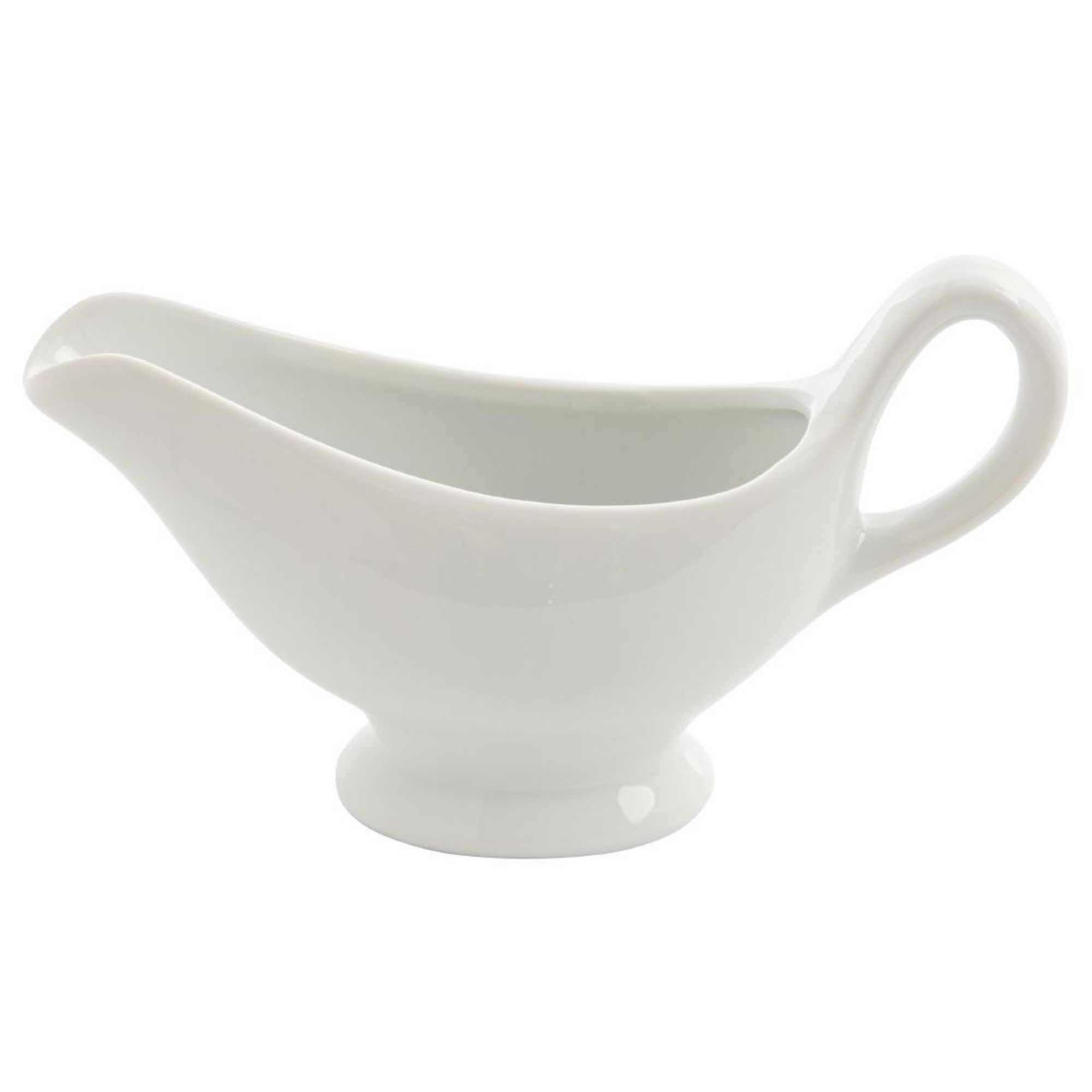 Picture of Olympia Whiteware Gravy Boats 180ml (Pack of 6)