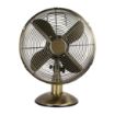 Picture of Status 12" Oscillating Antique Brass Desktop Fan