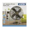 Picture of Status 12" Oscillating Antique Brass Desktop Fan