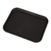Picture of Cambro Camtread Fibreglass Rectangular Non-Slip Tray Black 457mm