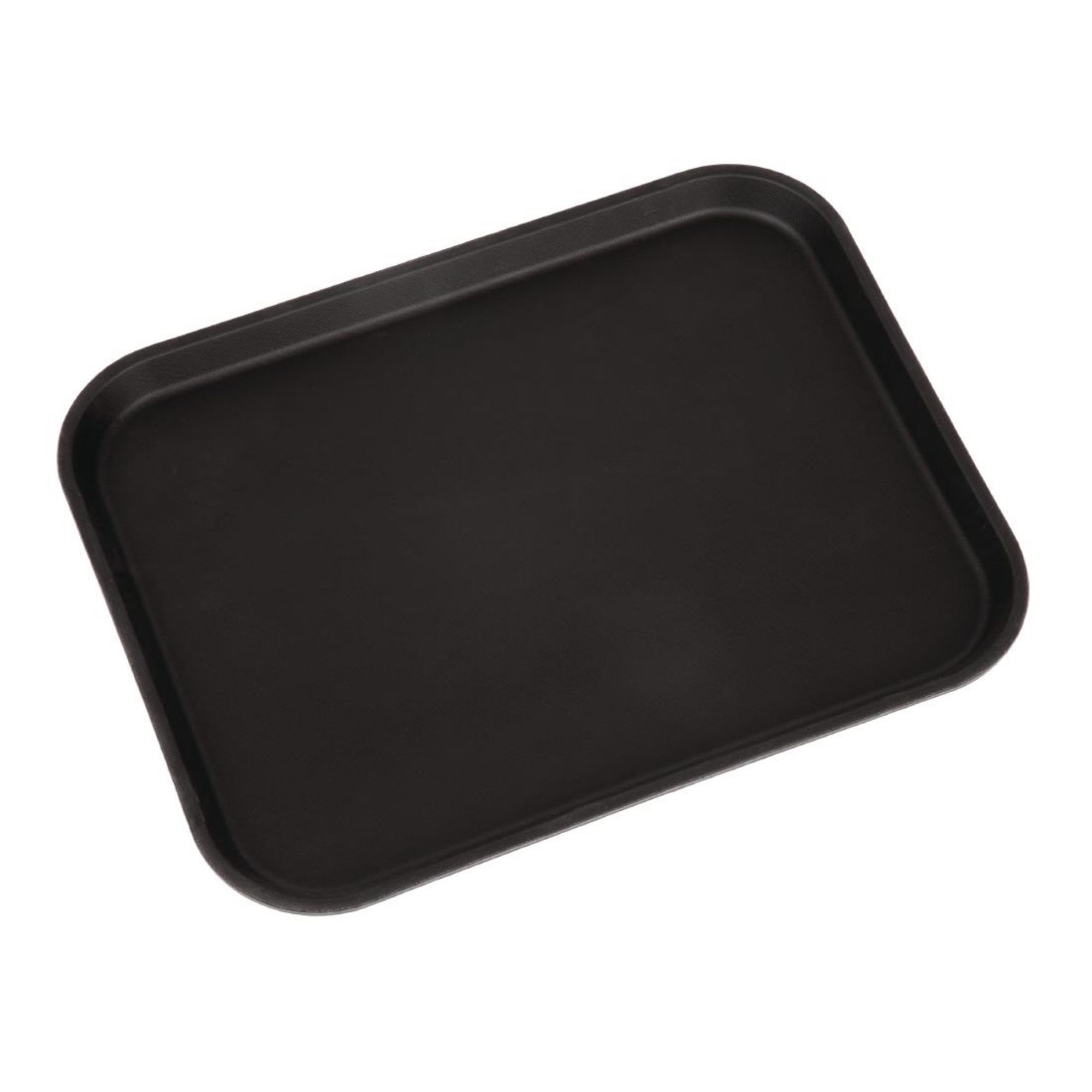 Picture of Cambro Camtread Fibreglass Rectangular Non-Slip Tray Black 457mm