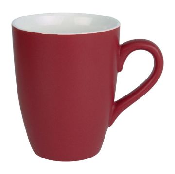 Picture of Olympia Matt Pastel Mug Red 340ml (Pack of 6)