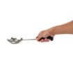 Picture of Vogue Slotted Serving Spoon Black Handle 340mm