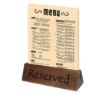 Picture of Olympia Acacia Menu Holder and Reserved Sign (Pack of 10)