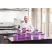 Picture of Araven Allergen Polypropylene 1/3 Gastronorm Food Container Purple 6Ltr