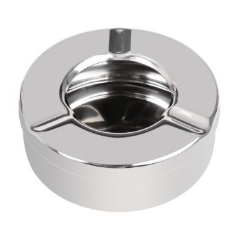 Picture of Olympia Stainless Steel Windproof Ashtray 90mm (6 pack)