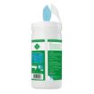 Picture of Jantex Green Surface Sanitiser Wipes Starter Tub 200mm (Pack of 200)