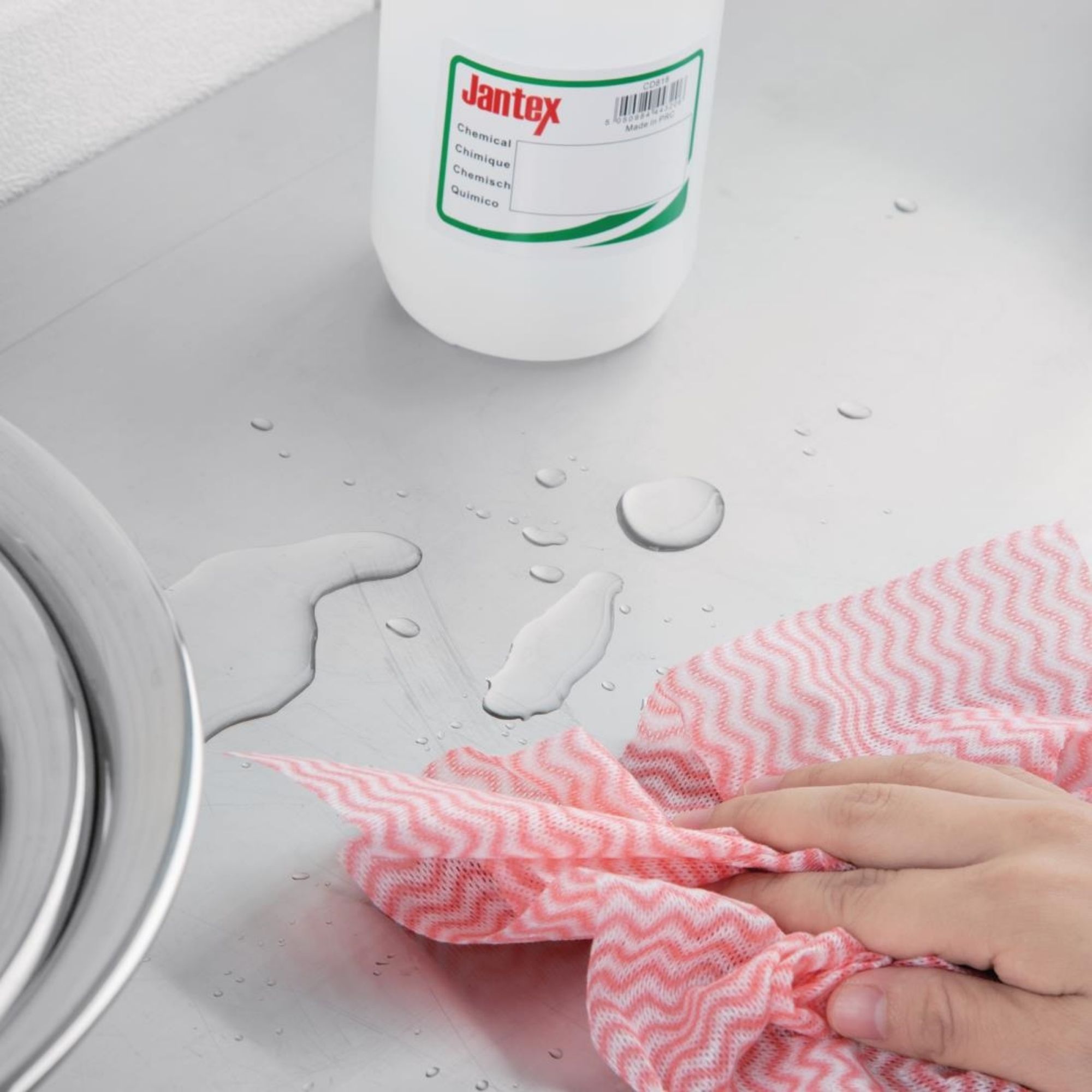 Picture of Jantex Non Woven Cloth Red (Roll of 100 Sheets)