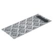 Picture of Europochette White with Vintage Design Cutlery Pouch with Black Napkin (100 pack)