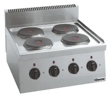 Picture of Bartscher Electric stove 600, W600, 4PL, TU