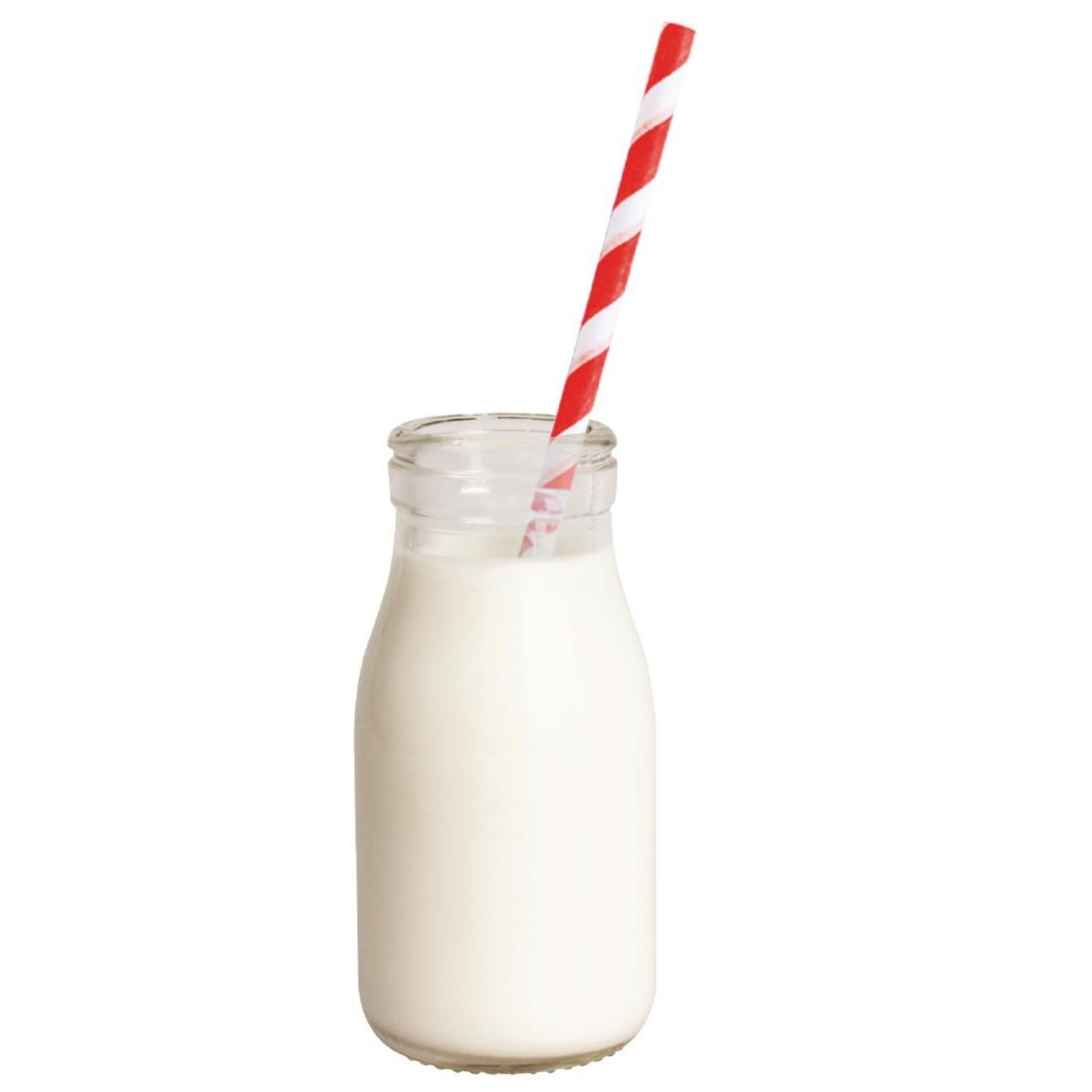 Picture of Olympia Glass Milk Bottles 200ml (Pack of 12)