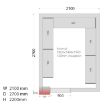 Picture of Tefcold CRPF2127 Coldroom (Cooling) H2200 x W2100 x D2700