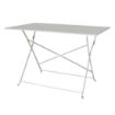 Picture of Bolero Pavement Style Folding Table Grey 1100mm x 700mm
