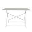 Picture of Bolero Pavement Style Folding Table Grey 1100mm x 700mm