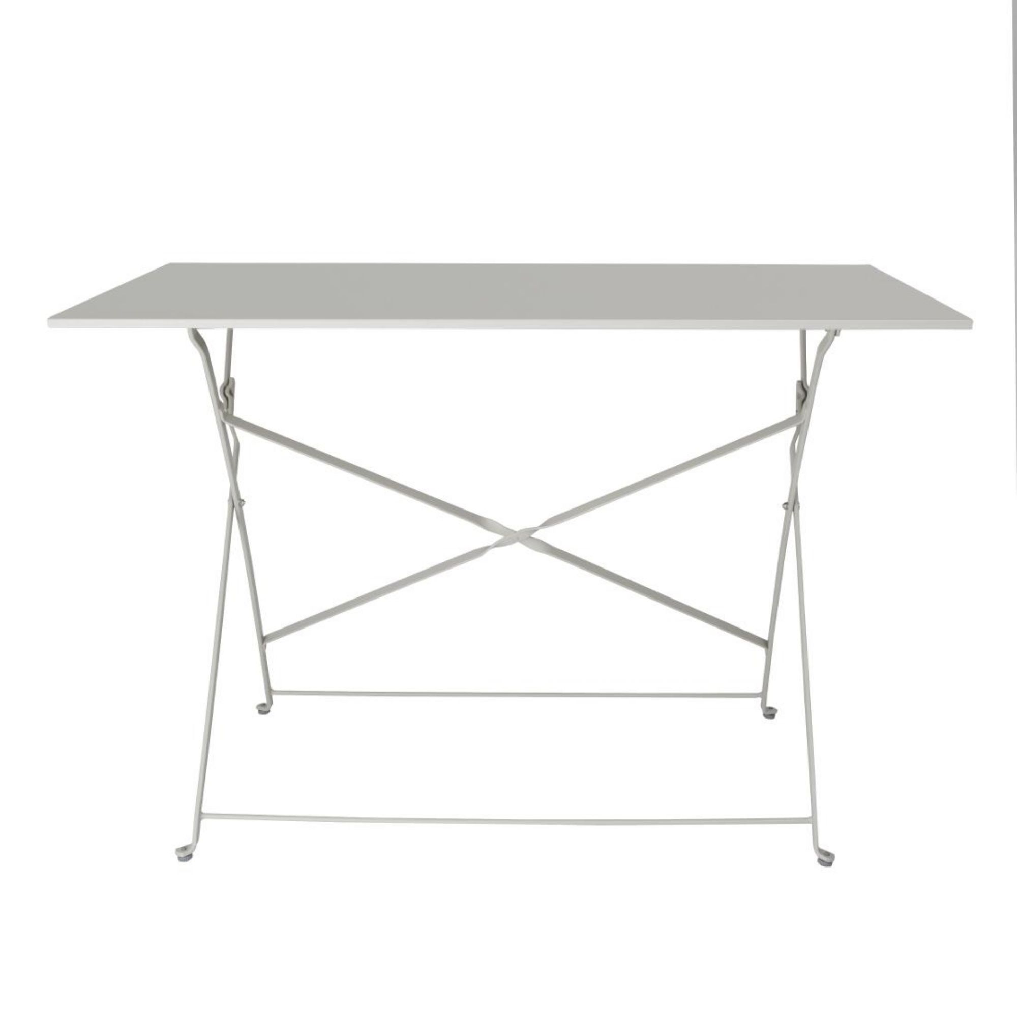Picture of Bolero Pavement Style Folding Table Grey 1100mm x 700mm