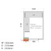Picture of Tefcold CRNF1521 Freezer Room (Freezing) H2200 x W1500 x D2100
