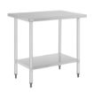 Picture of Nisbets Essentials Self Assembly Stainless Steel Table 800 x 600mm