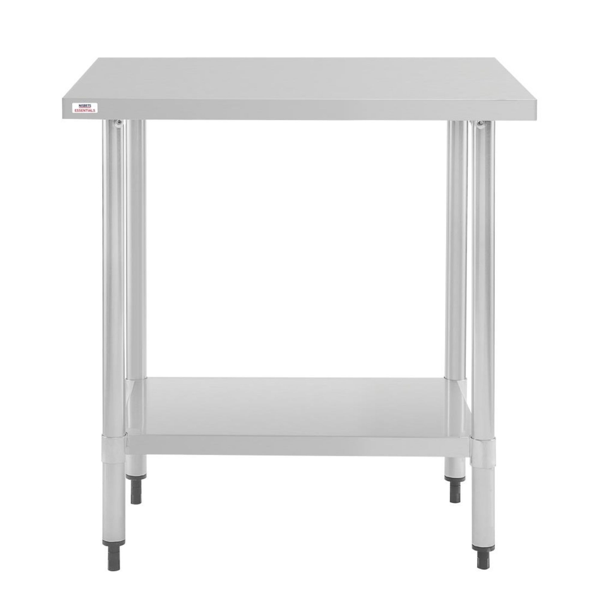 Picture of Nisbets Essentials Self Assembly Stainless Steel Table 800 x 600mm