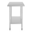 Picture of Nisbets Essentials Self Assembly Stainless Steel Table 800 x 600mm