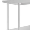 Picture of Nisbets Essentials Self Assembly Stainless Steel Table 800 x 600mm