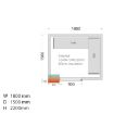 Picture of Tefcold CRPF1815 Coldroom (Cooling) H2200 x W1800 x D1500