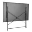 Picture of Bolero Pavement Style Folding Table Black 1100mm x 700mm