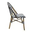 Picture of Bolero Parisian Style Rattan Side Chair Black (Pack of 2)