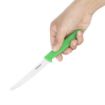 Picture of Hygiplas Serrated Tomato Knife Green 10.5cm