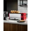 Picture of Rowlett Esprit 6 Slot Toaster Traffic Red w/2x Additional Elements & Sandwich Cage